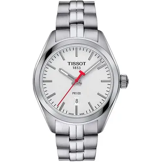 Tissot T101210110310 33mm 10atm Quartz Analogical Damenuhr - Grey / Grey / Sapphire - One Size