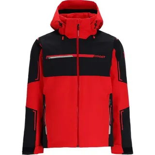 Spyder TITAN Skijacke Snowboardjacke Herren schwarz rot S - Rot