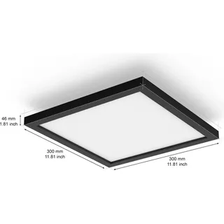 Philips Hue White Ambiance Aurelle LED-Panel schwarz (929003597801)