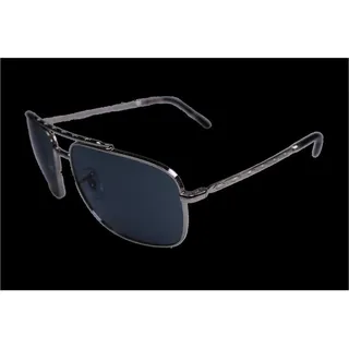 Ray Ban Rechteckige Herren-Sonnenbrille RB3796 - Silber