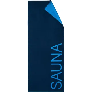 Dyckhoff Doubleface Saunatuch 80 x 200 cm blau