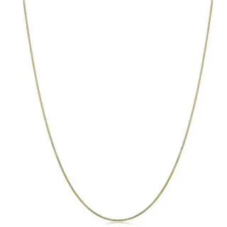 Elli PREMIUM Halskette Damen Basic Kette Klassisch in 585 Gelbgold
