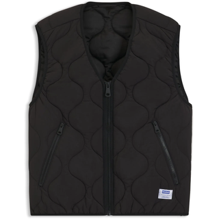 Steppweste HUGO BLUE "Bocolino", Herren, Gr. XXL, schwarz (schwarz001), Web, Obermaterial: 100% Polyamid, unifarben, relaxed fit normal, V-Ausschnitt, Westen Steppweste, V-Ausschnitt, relaxed fit, Reißverschluss