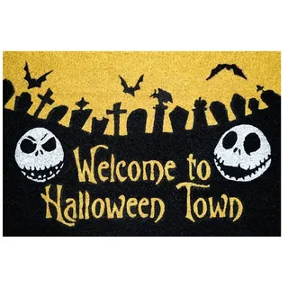 Disney Albtraum Vor Weihnachten Halloween Town Fußmatte - Multicolor - One Size
