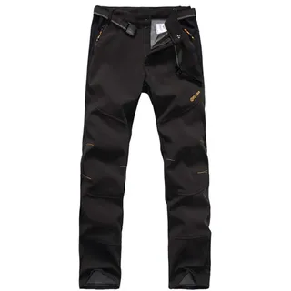 GITVIENAR Herren Gefüttert Winterhose wasserdicht Winddicht atmungsaktiv warm Verdickte Softshellhose Berghose Funktionshose Trekkinghose Wanderhose Herren Outdoorhose Herbst Winter