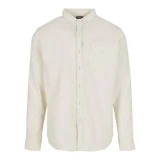 URBAN CLASSICS Corduroy Shirt in Beige, Größe L