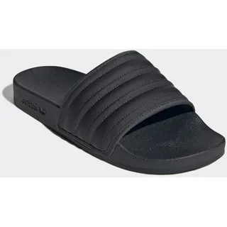 Badesandale ADIDAS ORIGINALS "ADILETTE BADESCHLAPPEN", Herren, Gr. 42, schwarz (carbon, core schwarz, carbon), Textil, Schuhe Badesandale, Badelatschen