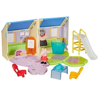 Peppa Pig Pep Peppas Pop Up Playgroup Figur 29 cm - Multicolor