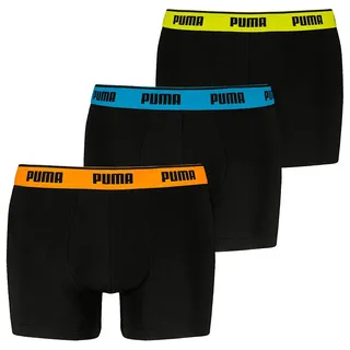 Puma Everyday Basics Boxershorts Black Pop M 3er Pack