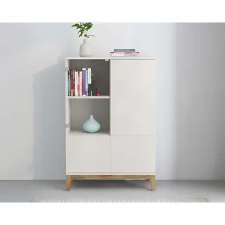 OTTO home Maryd 80 x 122 x 40 cm weiß / wotan eiche