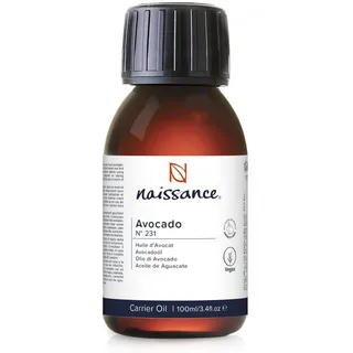 Naissance Avocadoöl (Nr. 231) - 100ml - Natürliches Pflegeöl für Haare, Gesicht, Haut und Nägel