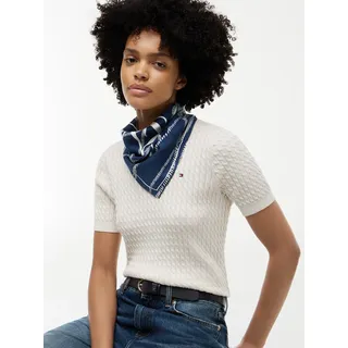 Tommy Hilfiger Modetuch "TOMMY SCRIPT SILK SQUARE", yale navy