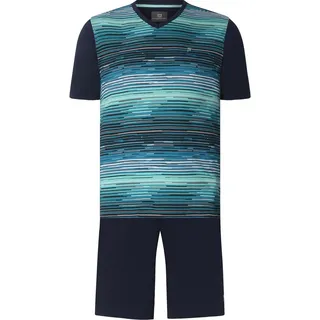 Jan Vanderstorm Schlafanzug »Kurzer Schlafanzug AUDUN«, blau