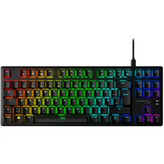 Kingston HyperX , USB-A, Alloy Origins Core – RGB Mechanische Gaming Tastatur, Tenkeyless, HyperX Red switches (DE layout)