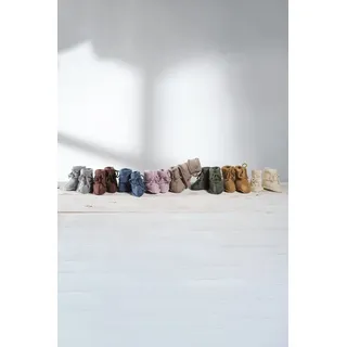 Engel Natur, Baby-Schühchen Fleece, 100% Wolle (kbT) (50-56, Zimt Melange)