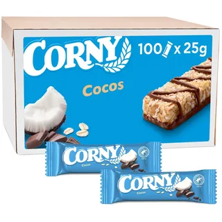 CORNY Classic Cocos Müsliriegel 100 Riegel, 100 St.