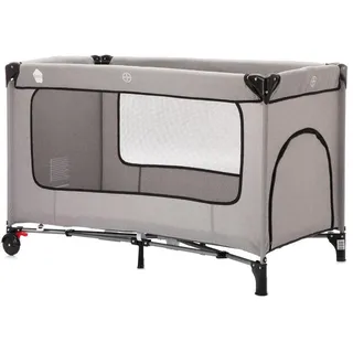 fillikid Baby-Reisebett "Reisebett mit Komfortmatratze, hellgrau melange", inkl. Transporttasche, hellgrau melange),