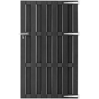 vidaXL Gartentor 100 x 180 cm Grau/WPC