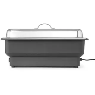 HENDI Chafing Dish Tellano, Speisenwärmer, Buffetwärmer, Wärmebehälter, 9L, 230V/900W, 573x347x(H)286mm