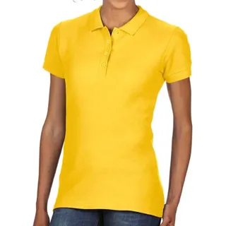 Gildan 64800L | Damen Gildan Softstyle® Ladies Double Piqué Polo - Farbe: Daisy - Größe: M - Blau