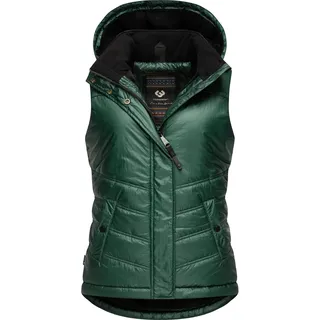 Steppweste RAGWEAR "Steppweste Hesty Bling", Damen, Gr. S, grün, Obermaterial: 100% Nylon NY.  Futter: 100% Polyester PES. 100% Polyester PES., Westen Steppweste