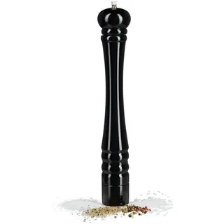 Relaxdays Pfeffermühle Keramikmahlwerk, Pfeffermühle , Schwarz