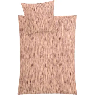 KLEINE WOLKE Mino Gestreift Pastellrose 155 x 220 cm + 2 x 80 x 80 cm
