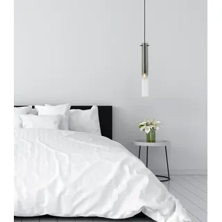 Brilliant Glasini 1-flg. Ø 14,5 cm zylinderförmig schwarz matt
