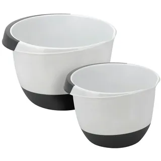 INDA-EXCLUSIV 2er Set 3,5 & 2,0 Liter - Schüsseln mit Stoppboden