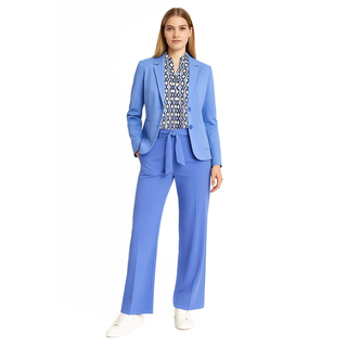 Jackenblazer BETTY BARCLAY "Blazer-Jacke langarm", Damen, Gr. 40, blau (azurine), Obermaterial: 86% Polyester PES. 14% Elasthan EL., Blazer Jackenblazer