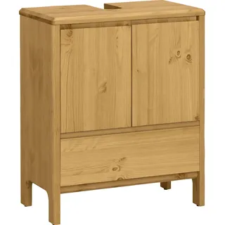 OTTO products »Jorrick« Breite 60 cm, Kiefer mit Bio Öl/Wachs behandelt, Siphonausschnitt