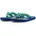 Unisex Kinder Flip Flip-Flops Sparkling Cobalt Glaze Lime Sheen 37