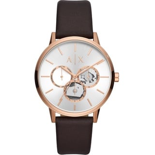 Giorgio Armani Armani Exchange Herrenuhr Multifunktionswerk Edelstahl roségoldfarben, AX2756