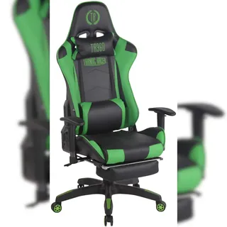CLP Gaming Bürostuhl Kunstleder Grün/Schwarz