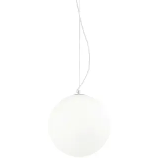 Ideal Lux Hängeleuchte , Weiß , Glas , Kugel , 55 cm , Lampen & Leuchten, Leuchtenserien