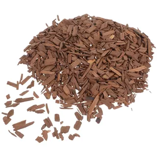 VALICLUD Französische Geröstete Eichenchips 1.50X1.50X0.08In Für Weinherstellung Hausbrauen BBQ Räucherchips Zur Aromaverstärkung Und Geschmacksverbesserung