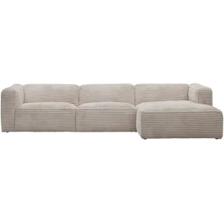 Stylife Ecksofa , Creme , Kunststoff , Ottomane rechts, Eckteil, L-Form , 332x163 cm , Stoffauswahl, seitenverkehrt erhältlich, Armteil links, Armteil rechts , Wohnzimmer, Sofas & Couches, Wohnlandschaften, Ecksofas