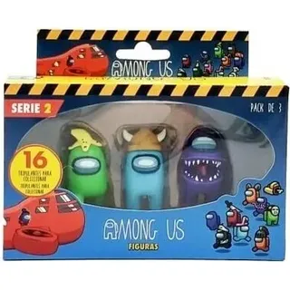 Bizak Among Us S2 Packung 3 Box Mehrfarbig Mehrfarbig One Size - Blau
