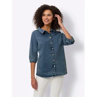 heine Jeansbluse, blau