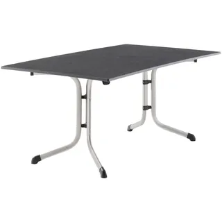 Sieger Boulevard-Klapptisch 165 x 95 x 73 cm Graphit/Schieferdekor Anthrazit