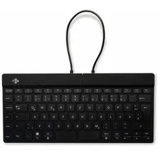 Bild von R-Go Split Break - keyboard - with integrated break indicator - QWERTZ (DE), kabellos, Schwarz