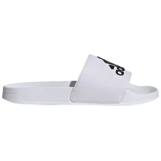 Shower Adilette Cloud White / Core Black / Cloud White 48,5