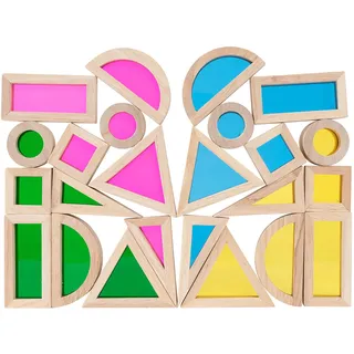 TickiT 73275 Blockset, 24 teilig, Regenbogen