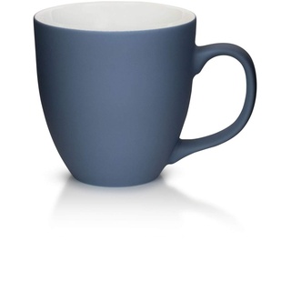 Mahlwerck Jumbotasse, Große Porzellan-Kaffeetasse mit matter Oberfläche, in Soft-Blau, 400ml