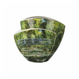 GOEBEL Vase 20 cm Japanische Brücke Claude Monet - Artis Orbis