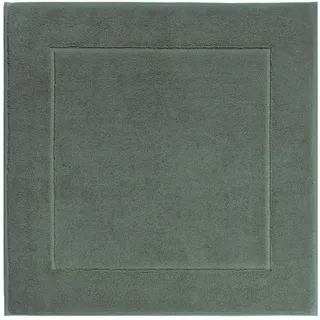 Aquanova Badteppich , Waldgrün , Textil , Uni , quadratisch , 60x60 cm , Oeko-Tex® Standard 100 , für Fußbodenheizung geeignet, rutschhemmend , Heimtextilien, Badtextilien, Badematten