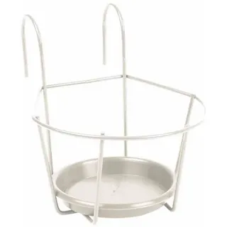 Jardifer Blumentopfhalter weiß Ø 16 cm zum Einhängen