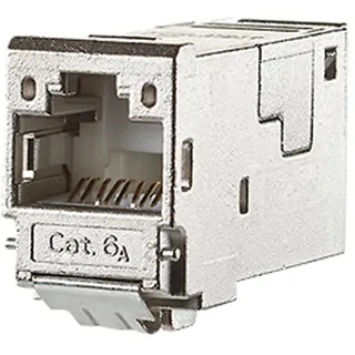 Metz CONNECT E-DAT Modul Kat.6A (Class EA), Kabelmontage ohne Werkzeug