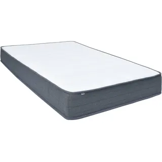 vidaXL Boxspringbett-Matratze Mittel 200/140/20 Cm , Weiß , Textil , H2 , Füllung: Schaumstoff , Rechteckig , 140x200 cm , Schlafzimmer, Matratzen