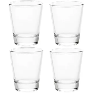 BCnmviku Schnapsgläser Glas 5cl/50ml Set Shotgläser - Spühlmaschinenfest - Gläser für Vodka Tequila (4)